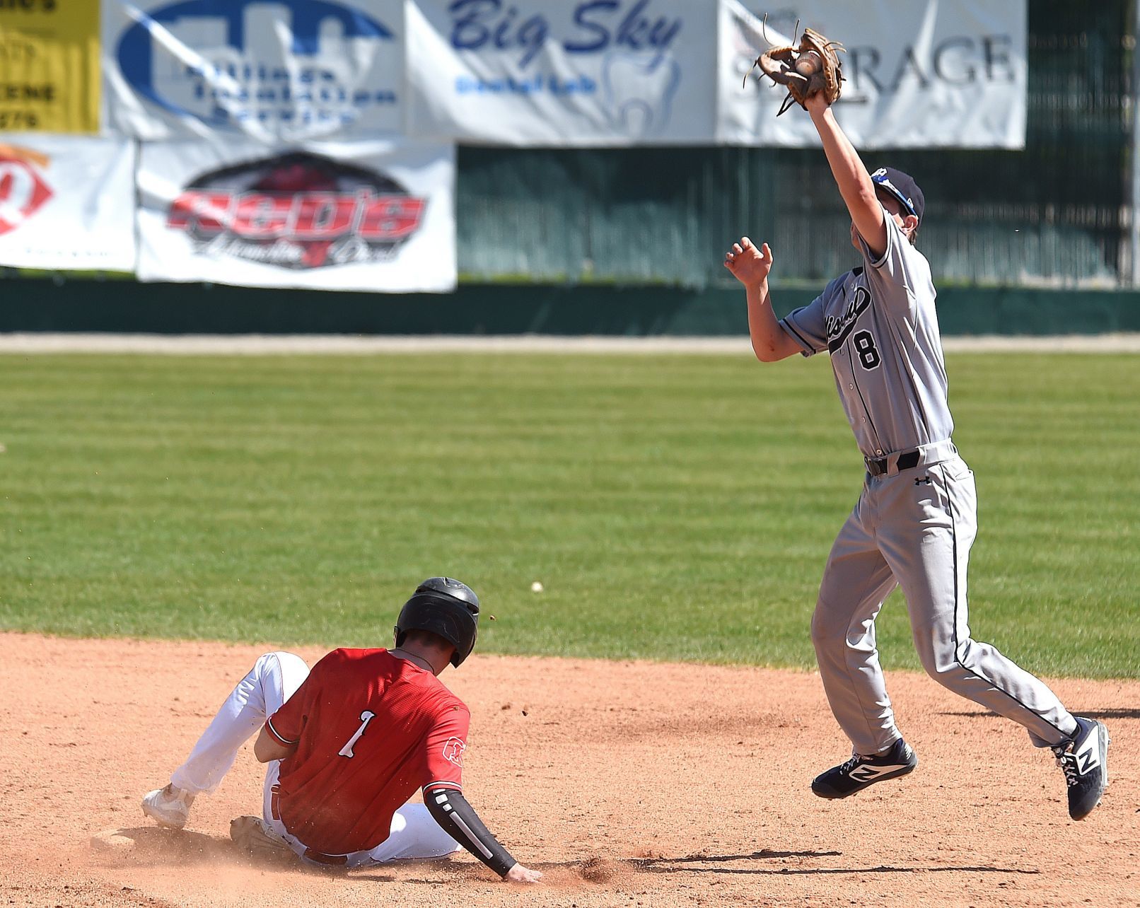 Billings Scarltes vs Missoula Mavericks at Pirtz Field